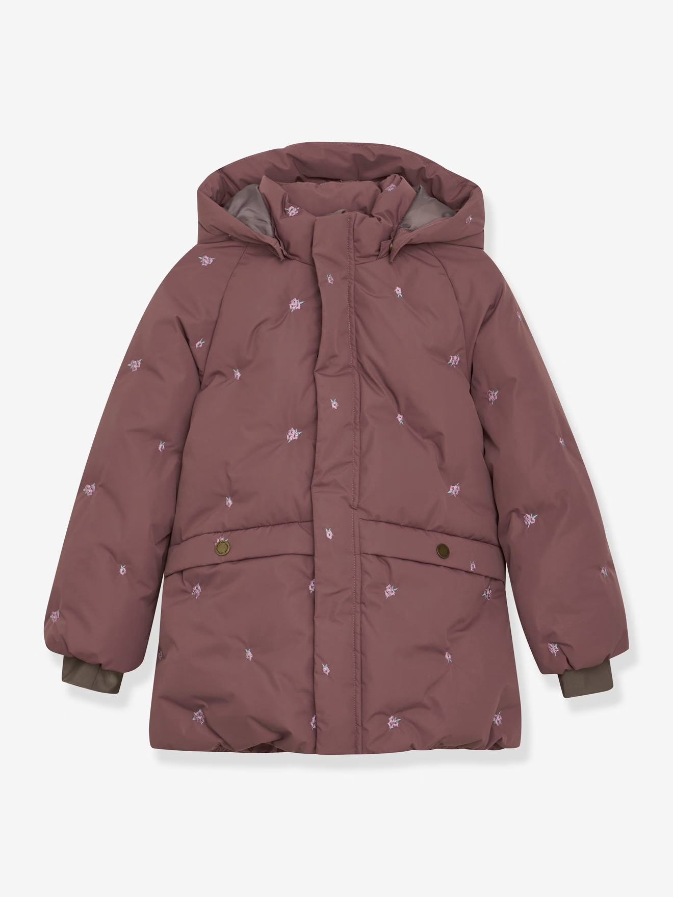 Steppjacke mit Stickerei. rosenholz | En Fant