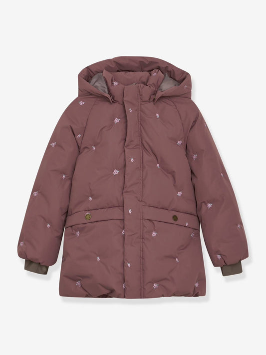 Steppjacke mit Stickerei. rosenholz | En Fant