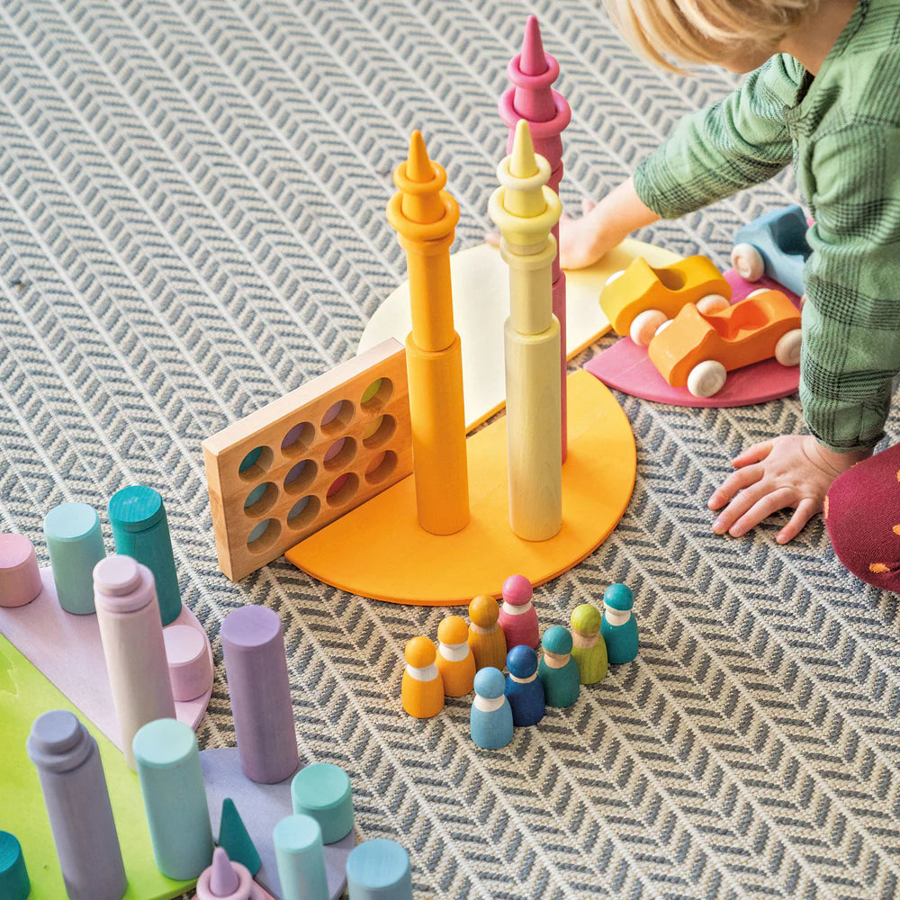 Steckspiel kleine Walze. pastell | Grimms