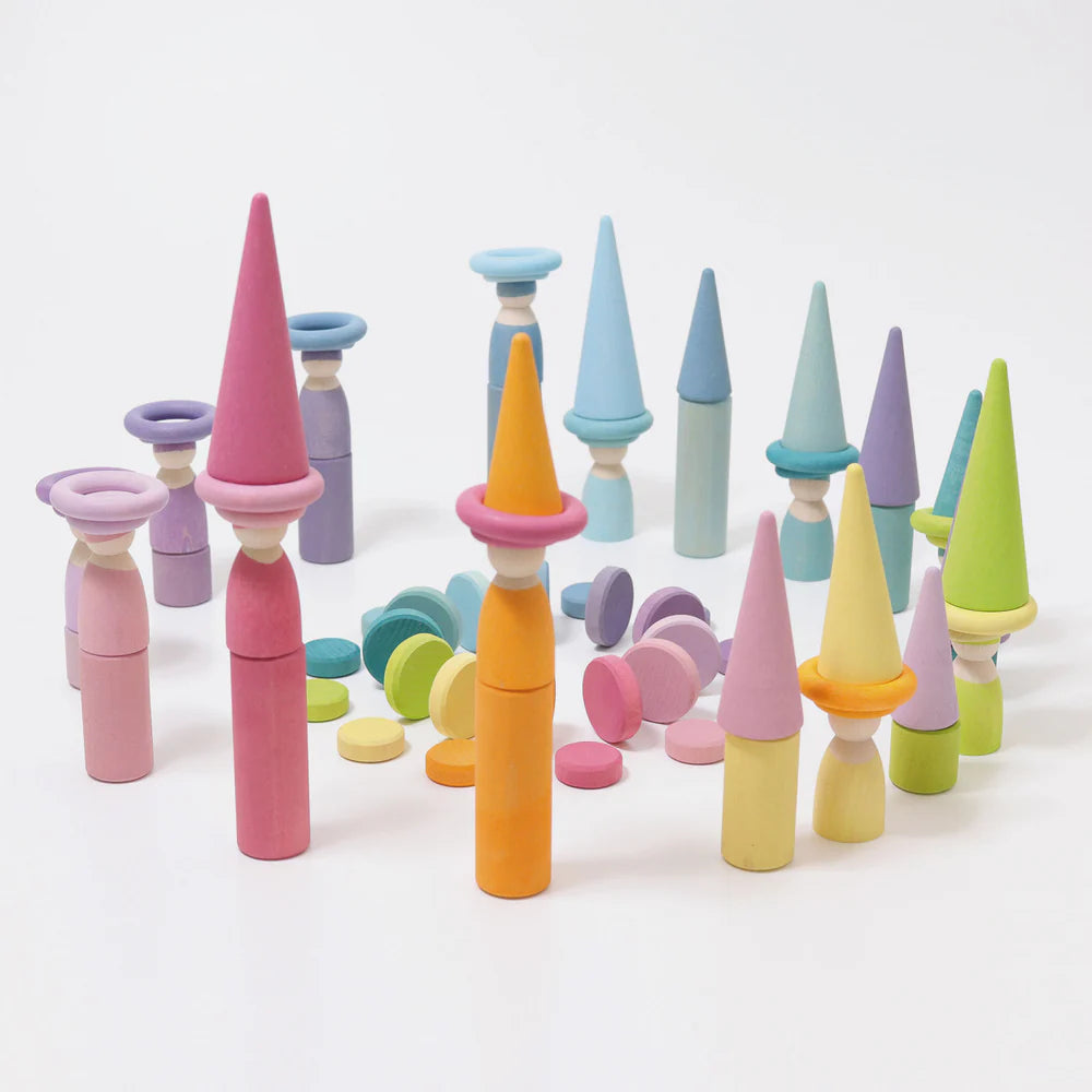 Steckspiel kleine Walze. pastell | Grimms