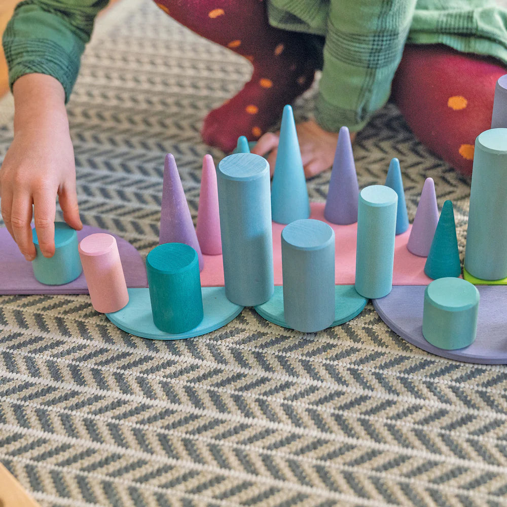 Steckspiel kleine Walze. pastell | Grimms