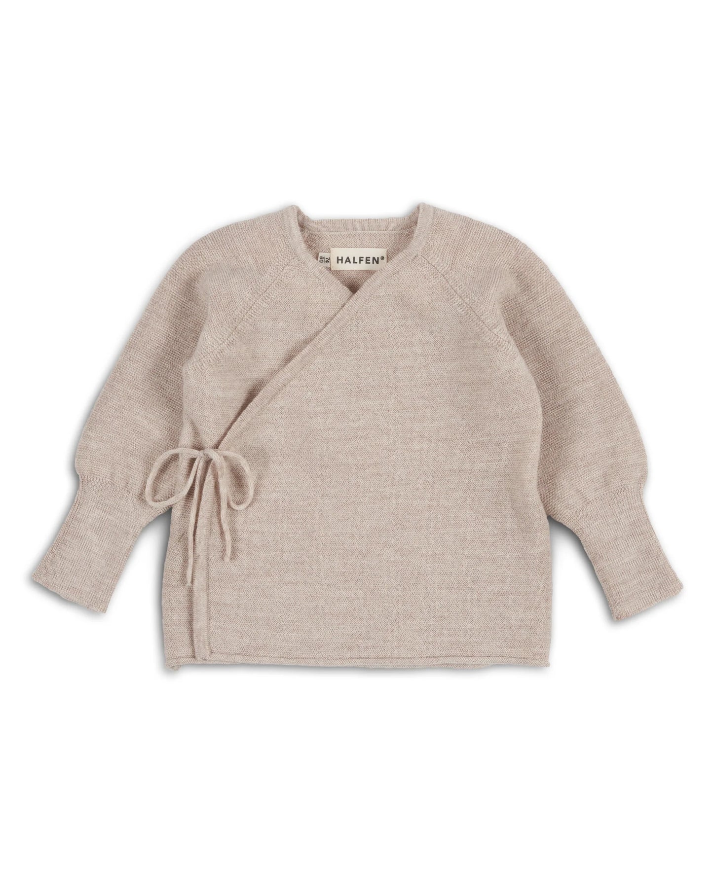 Feinstrick Schlüttli Wickeljacke | HALFEN