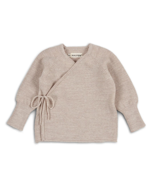 Feinstrick Schlüttli Wickeljacke | HALFEN