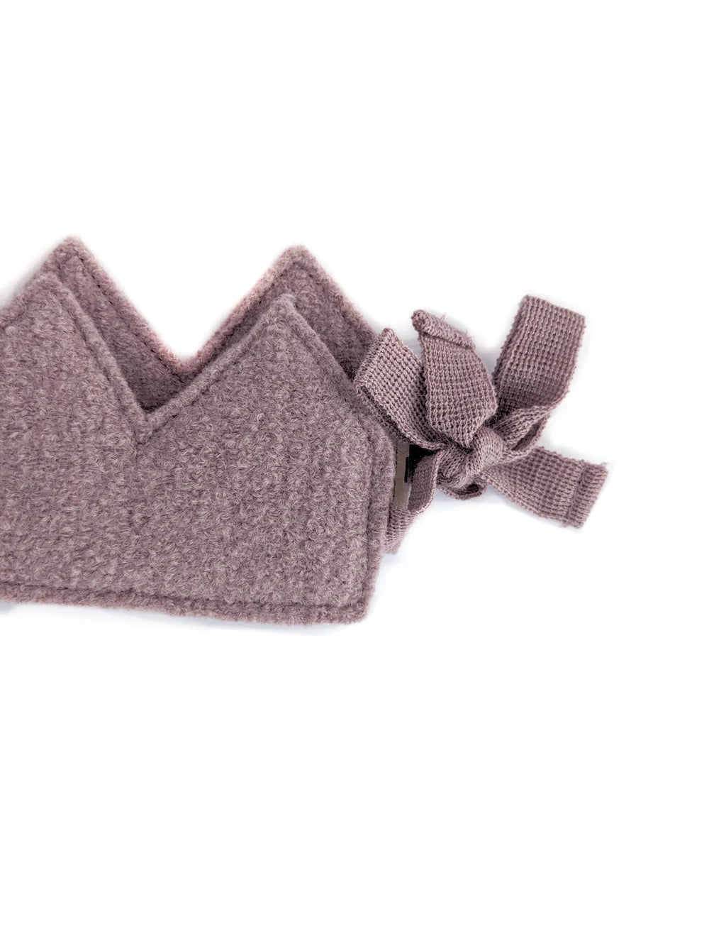 Handgefertigte Walk Krone für Kindergeburtstag: Nachhaltig, weich & vielseitig! Mauve | HALFEN