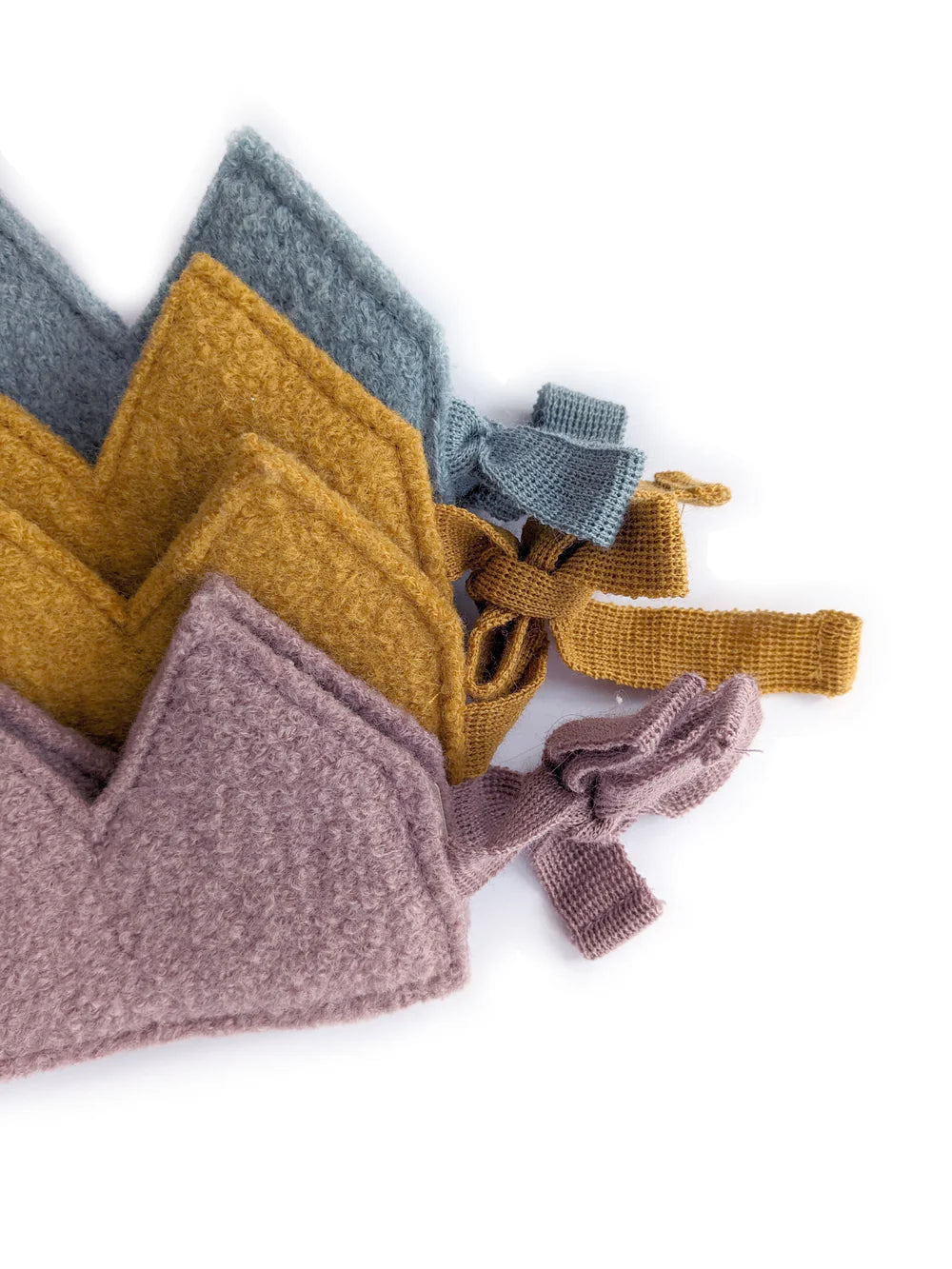 Handgefertigte Walk Krone für Kindergeburtstag: Nachhaltig, weich & vielseitig! Mauve | HALFEN