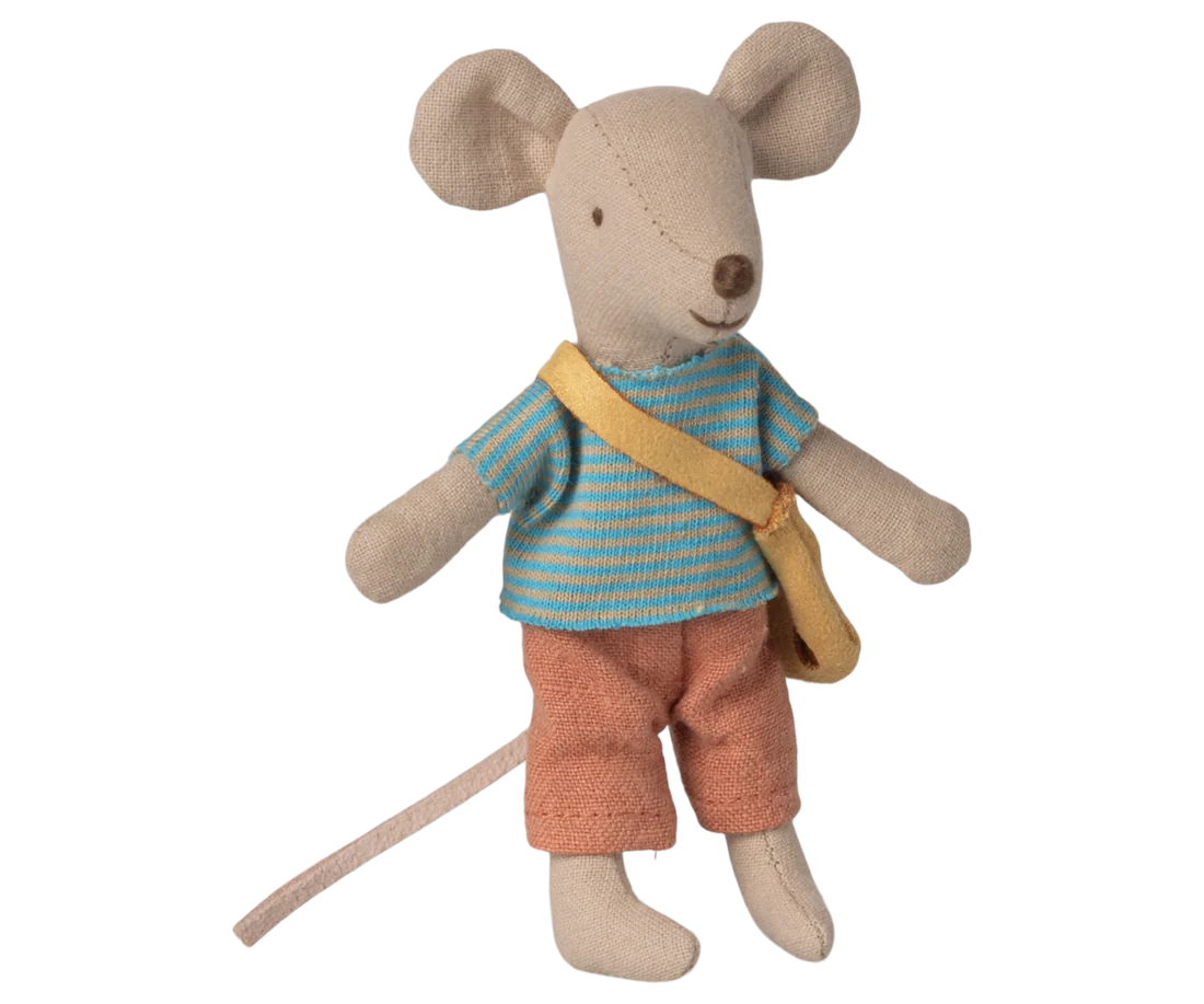 Keiner Bruder Maus mit Tasche| Maileg