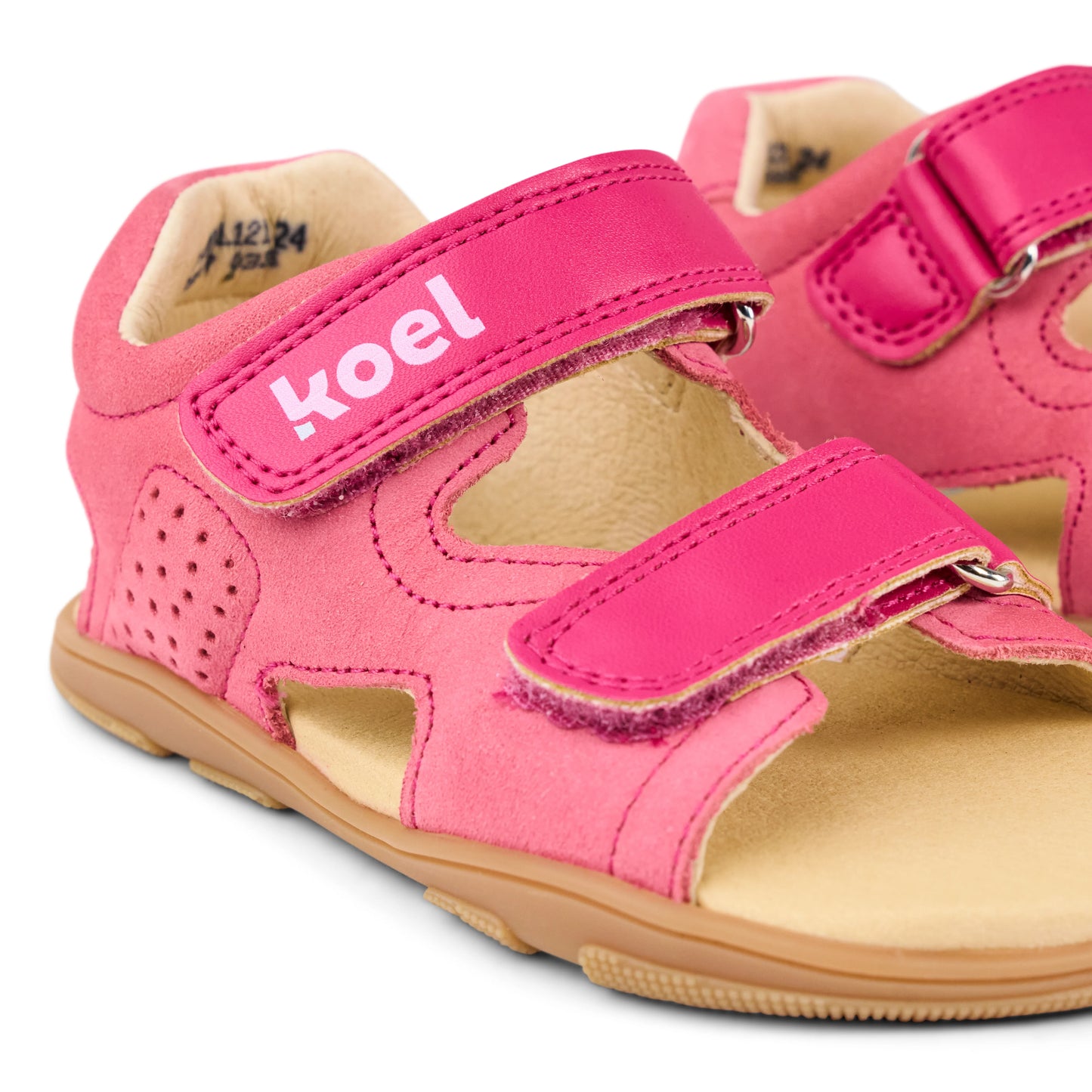 Koel Ova leather. Sandalen pink
