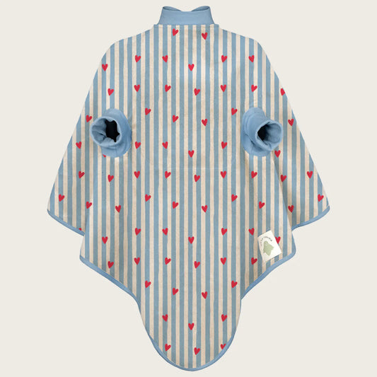 Lätzchen. Tiny Hearts.  Frottee. wasserdicht | Little Casimir