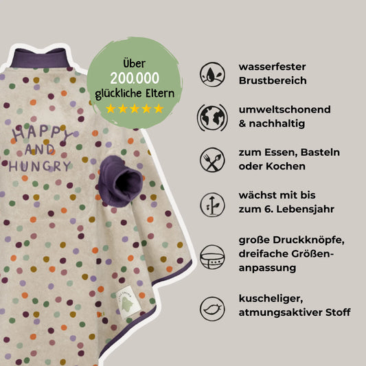 Lätzchen. Confetti. wasserdicht | Little Casimir