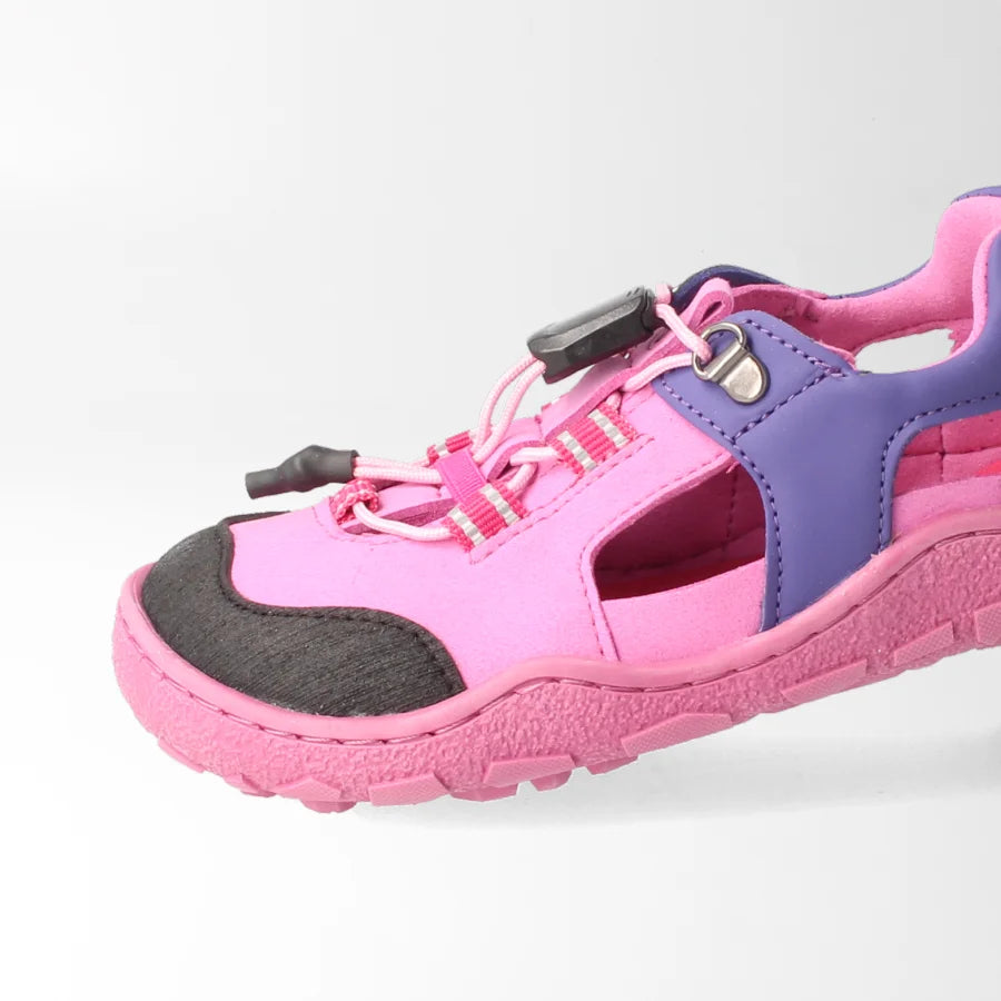 bLIFESTYLE landschildkröteSTYLE Himbeere | Veganer Barfußschuh, Nahaufnahme