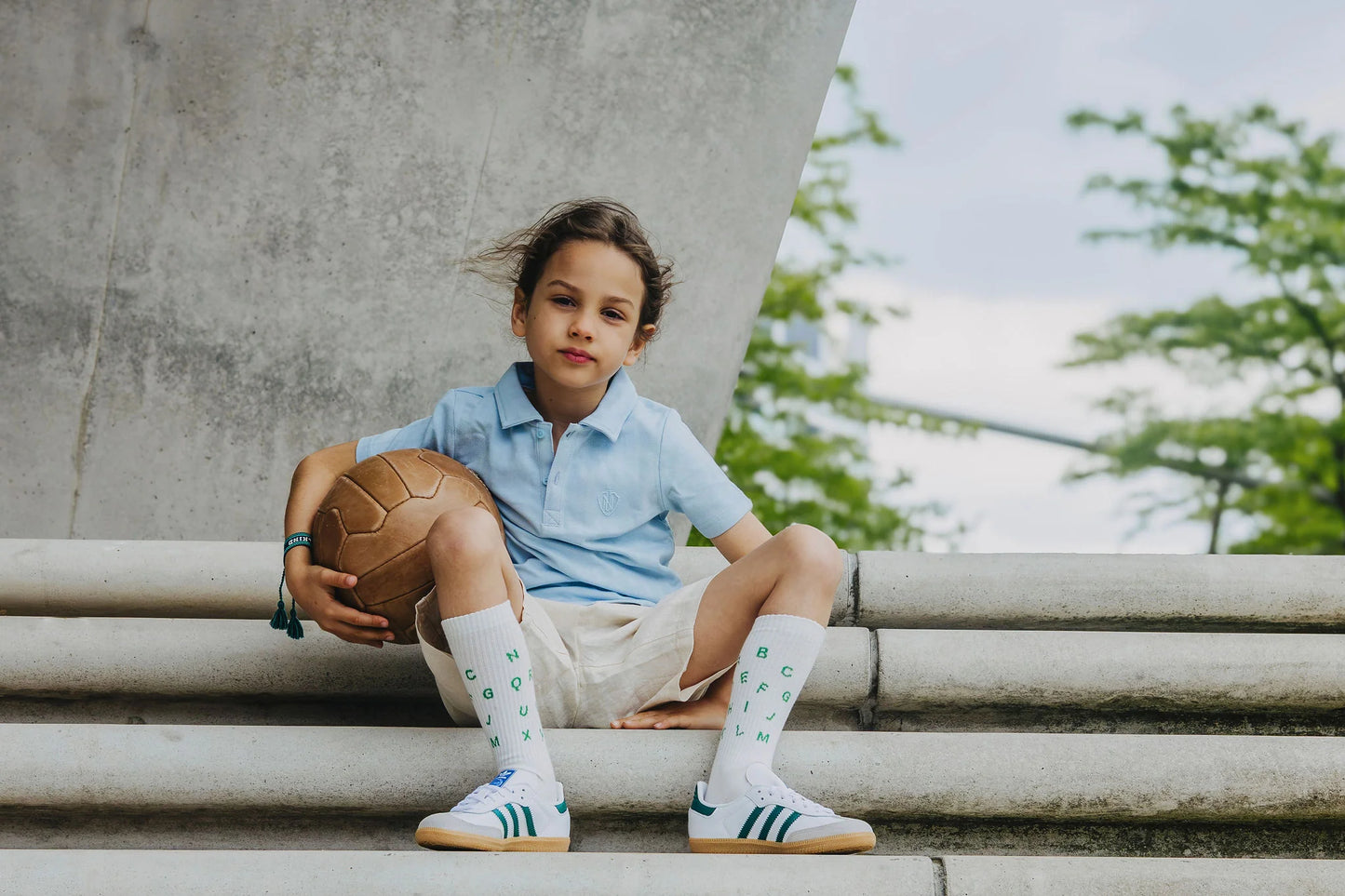 Schulkind Socken. Das ABC. Biobaumwolle | LOONES