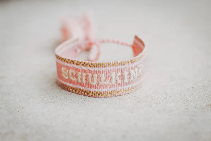 Gewebtes Armband "Schulkind". Biobaumwolle | LOONES
