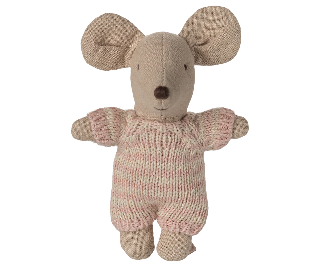 Babymaus in einer Tragetasche. rosa | Maileg