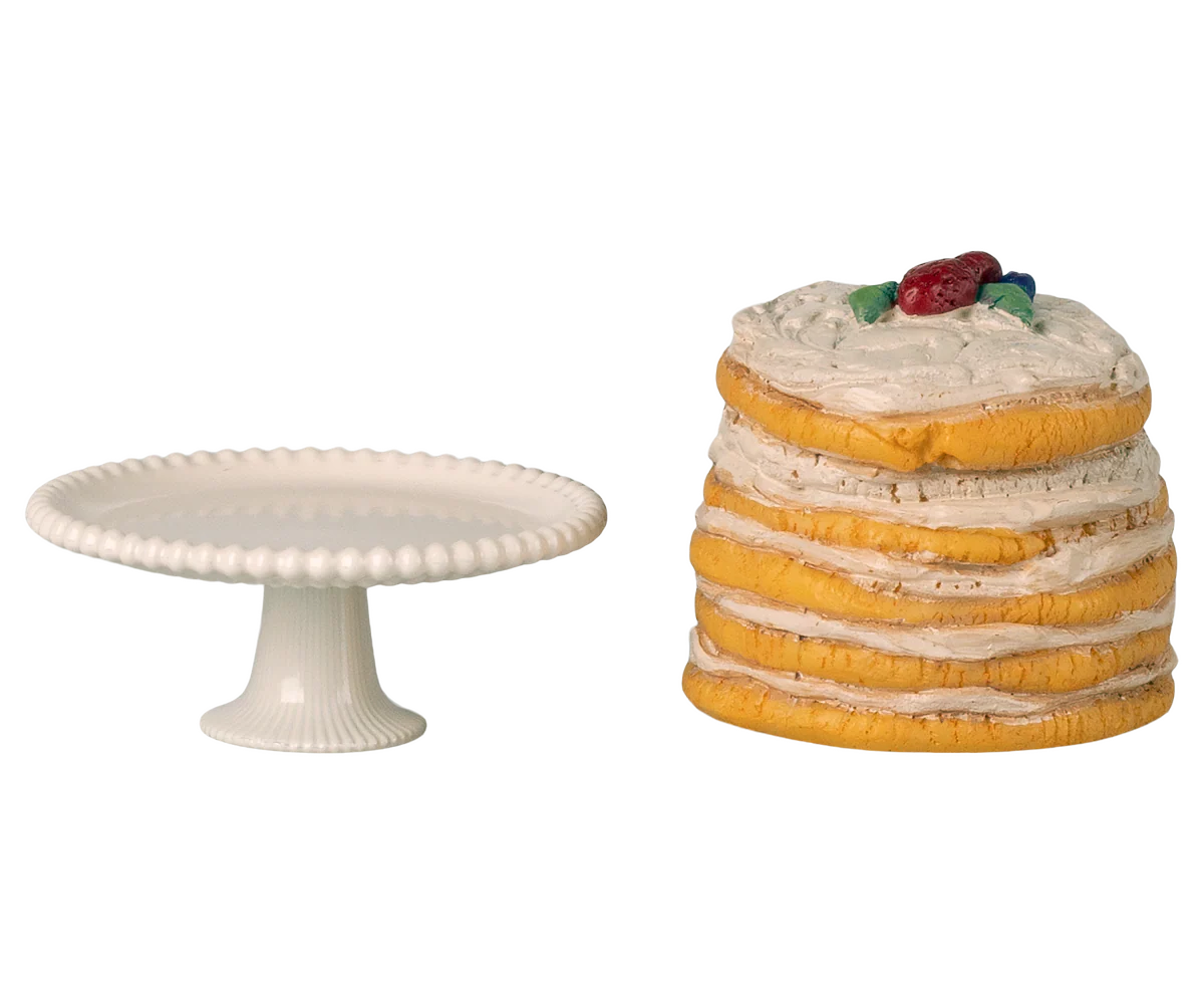 Partykuchen und Kuchenplatte, Maus – Off Weiß_2