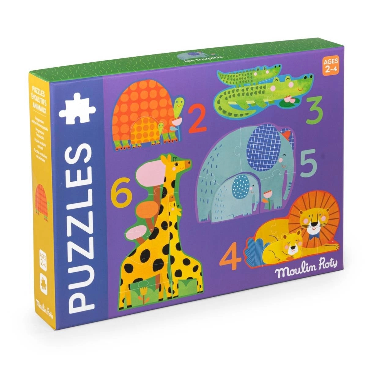 Puzzle "Tierbabys" | Moulin Roty