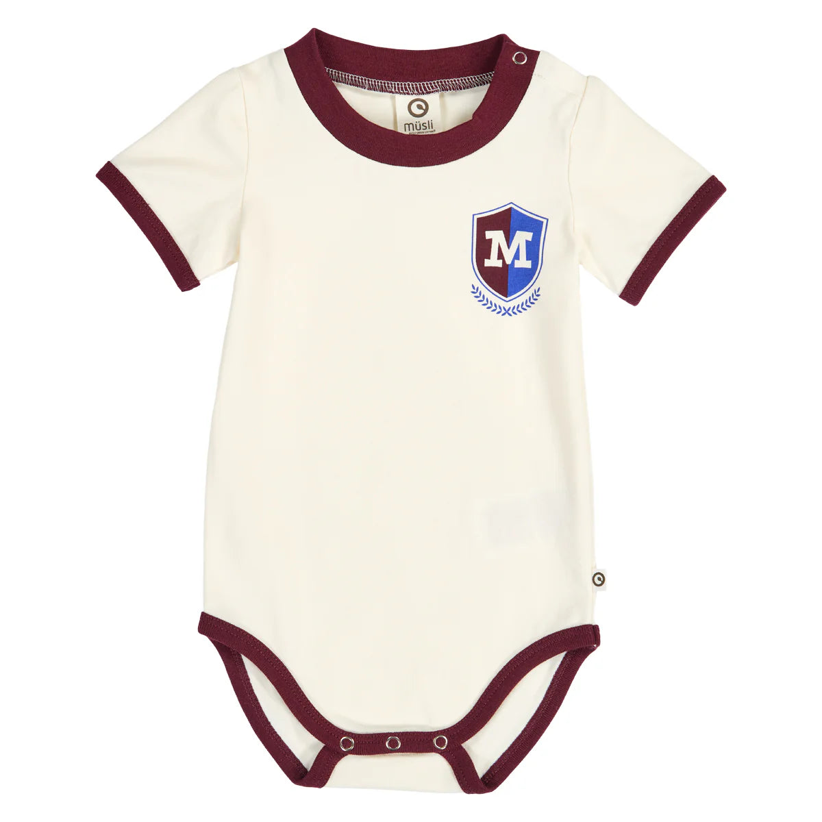 Müsli by Green Cotton Baby Kurzarmbody – Weicher Bio-Jersey mit M-Logo
