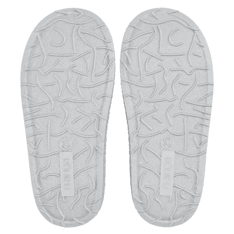 Hausschuhe. Wolle. Funny Croco. grau | Nanga