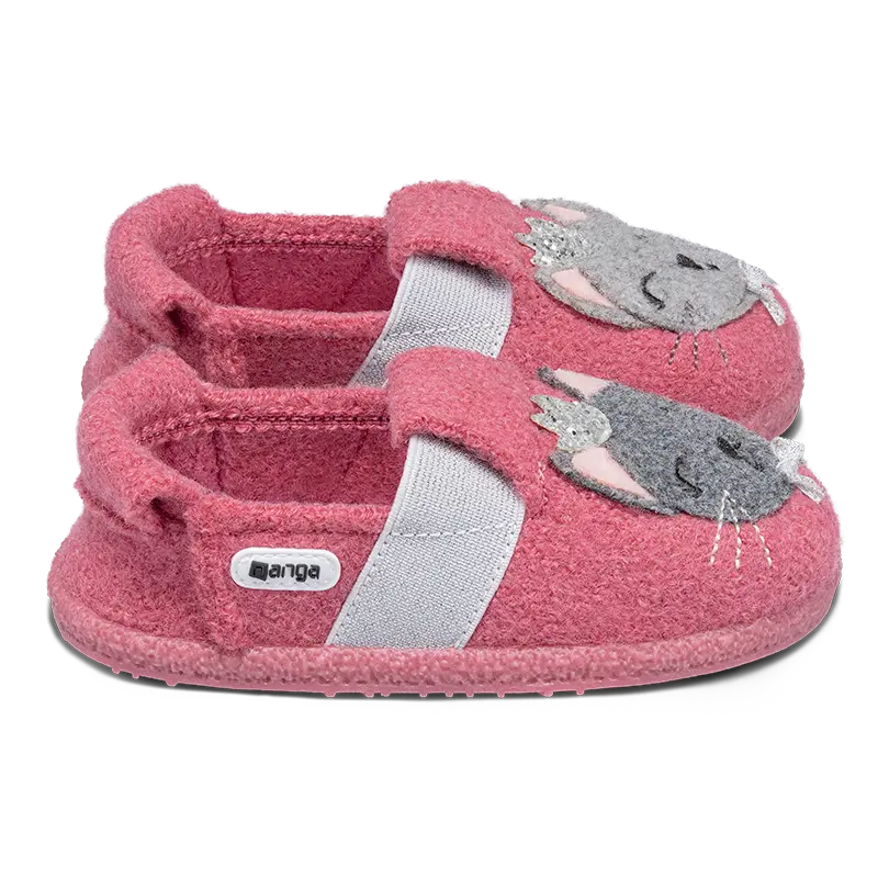 Hausschuhe. Wolle. Aristokitty. altrosa | Nanga