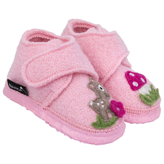 Hausschuhe aus Wolle, Klett | Little Bambi