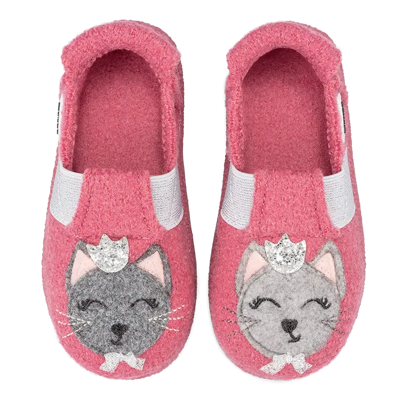 Hausschuhe. Wolle. Aristokitty. altrosa | Nanga