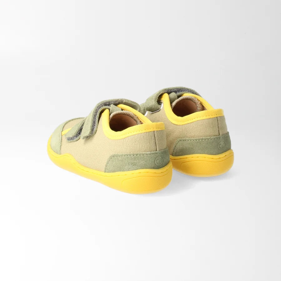 Der nasenaffeSTYLE Sneaker von Blifestyle in sattem Moosgrün - Hinten