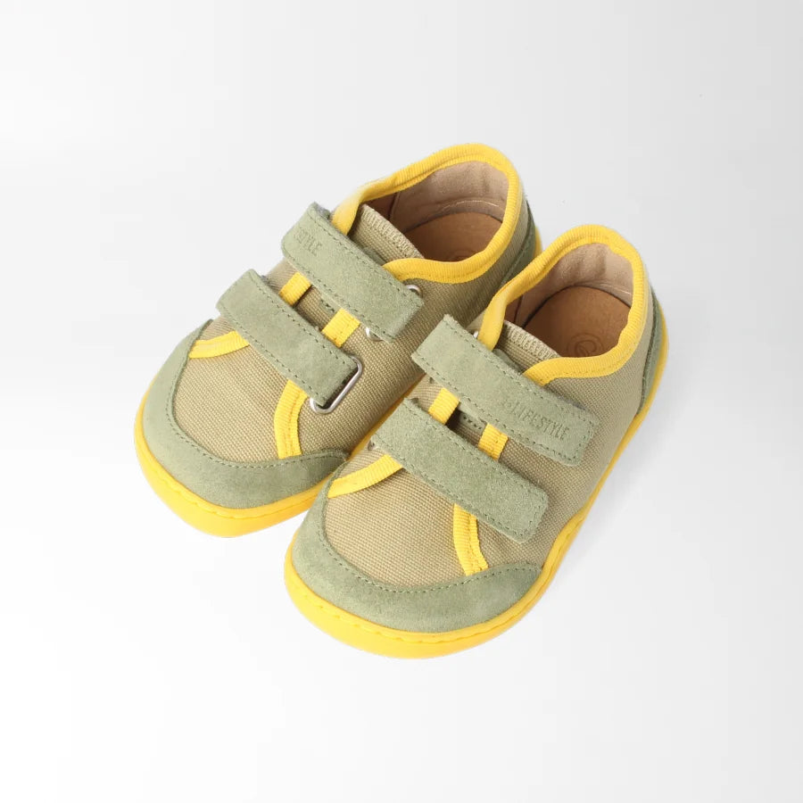 Der nasenaffeSTYLE Sneaker von Blifestyle in sattem Moosgrün - Ansicht oben
