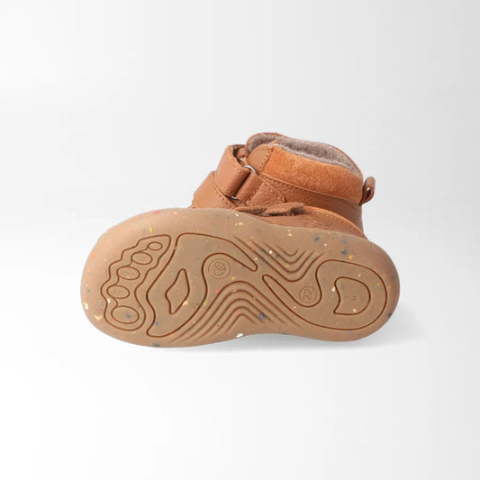 Barfußschuh streifenhörnchenSTYLE haselnuss, leicht gefüttert| bLIFESTYLE