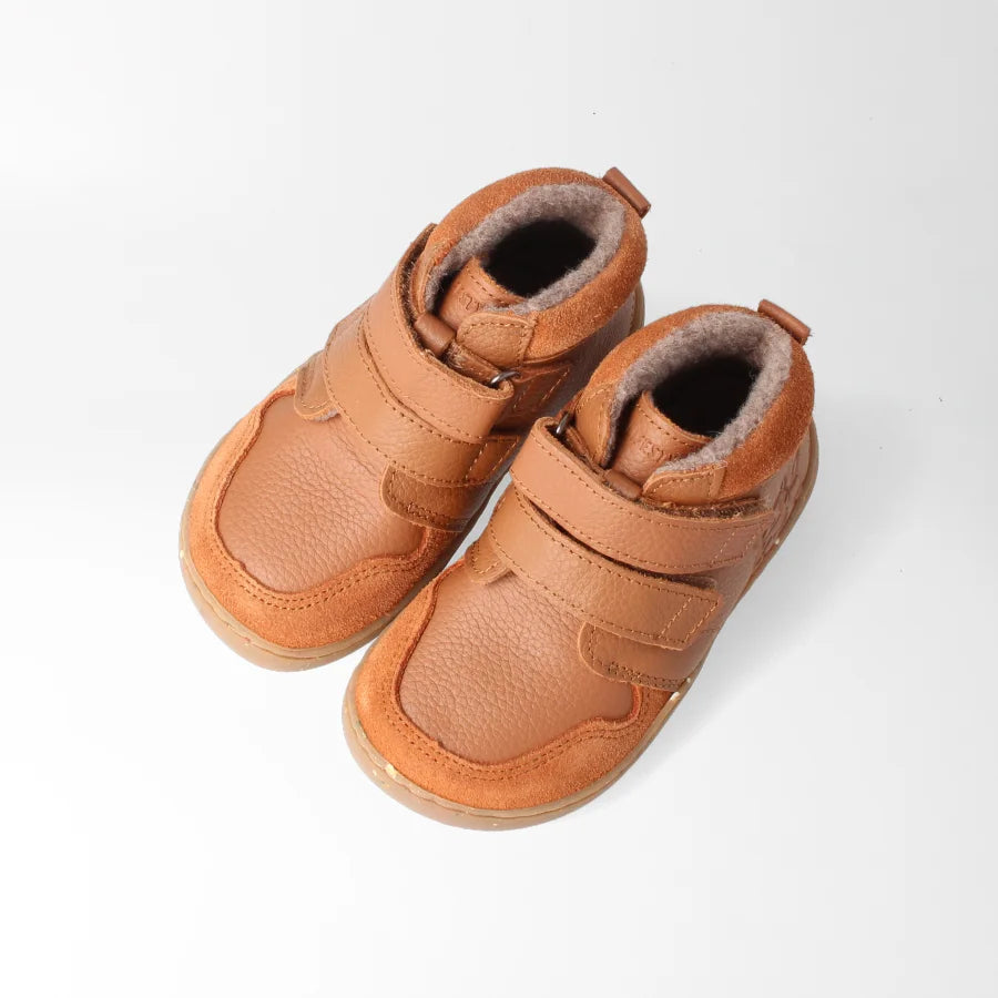 Barfußschuh streifenhörnchenSTYLE haselnuss, leicht gefüttert| bLIFESTYLE