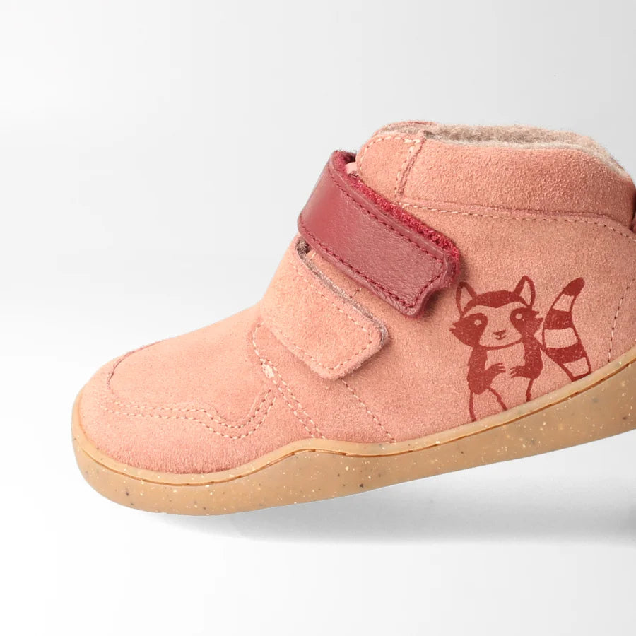 Barfußschuh bLIFESTYLE StreifenhörnchenSTYLE KIDS – altrosa