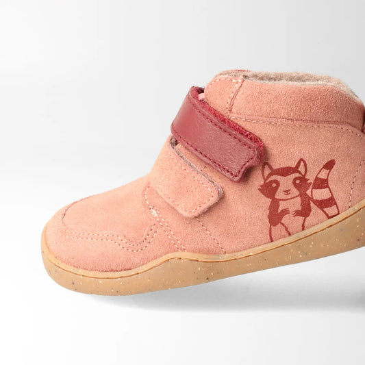 Barfußschuh bLIFESTYLE StreifenhörnchenSTYLE KIDS – altrosa