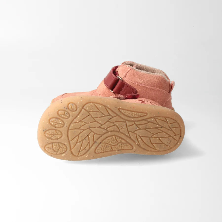 Barfußschuh bLIFESTYLE StreifenhörnchenSTYLE KIDS – altrosa