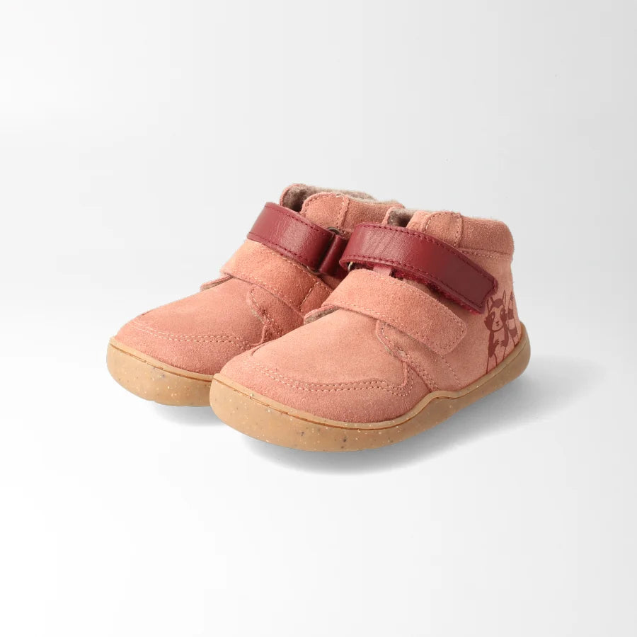 Barfußschuh bLIFESTYLE StreifenhörnchenSTYLE KIDS – altrosa