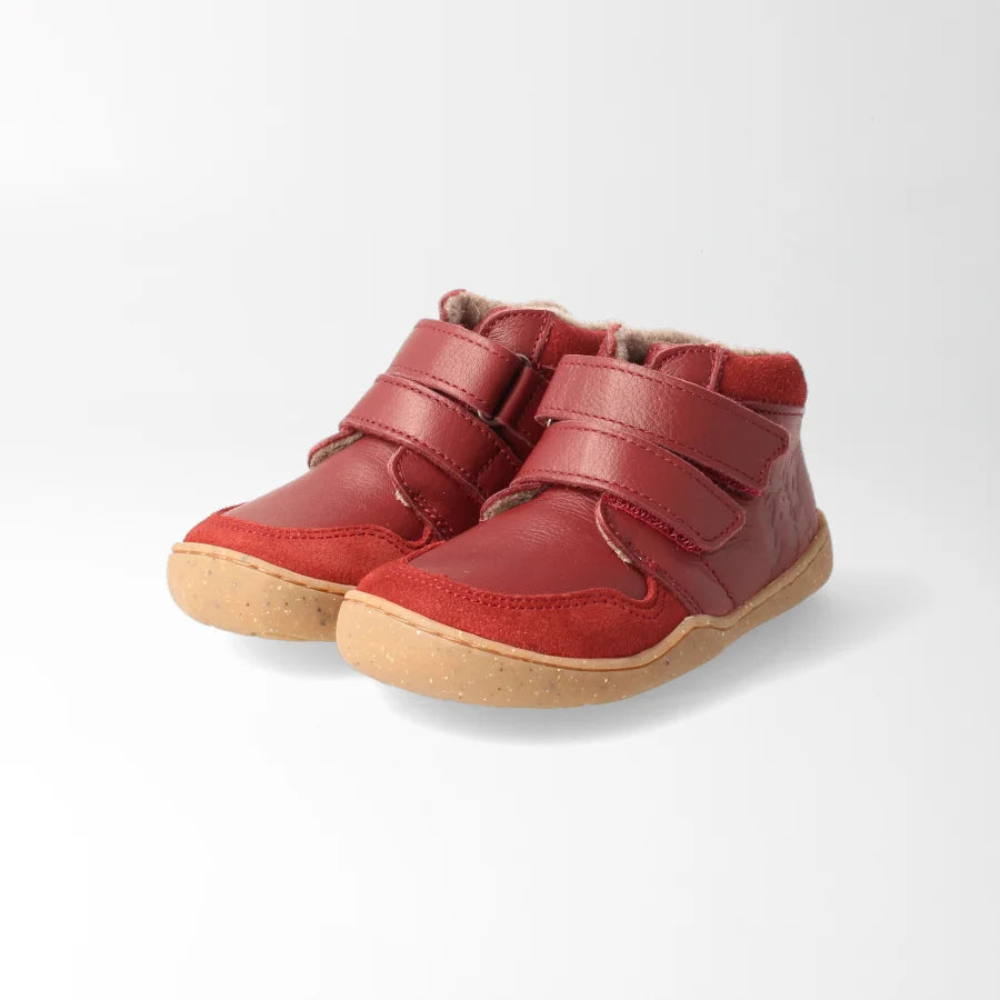 Barfußschuh bLIFESTYLE StreifenhörnchenSTYLE KIDS – bordeaux