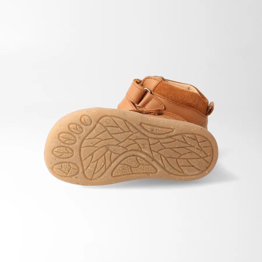Barfußschuh bLIFESTYLE StreifenhörnchenSTYLE KIDS – haselnuss