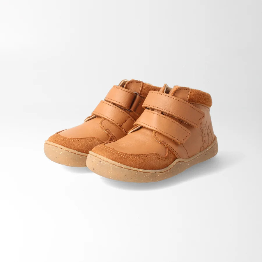 Barfußschuh bLIFESTYLE StreifenhörnchenSTYLE KIDS – haselnuss