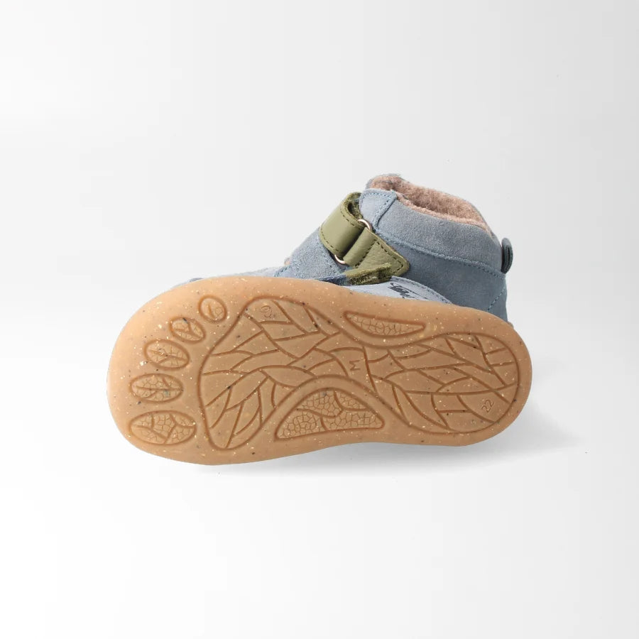 Barfußschuh bLIFESTYLE StreifenhörnchenSTYLE KIDS – meerblau