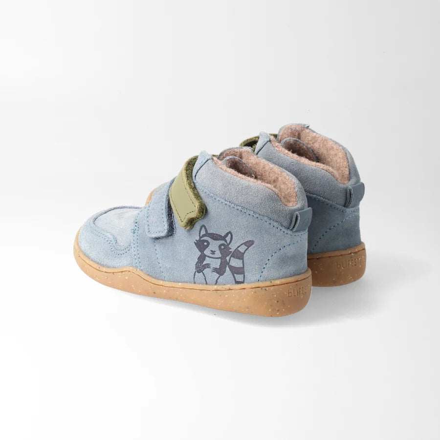 Barfußschuh bLIFESTYLE StreifenhörnchenSTYLE KIDS – meerblau