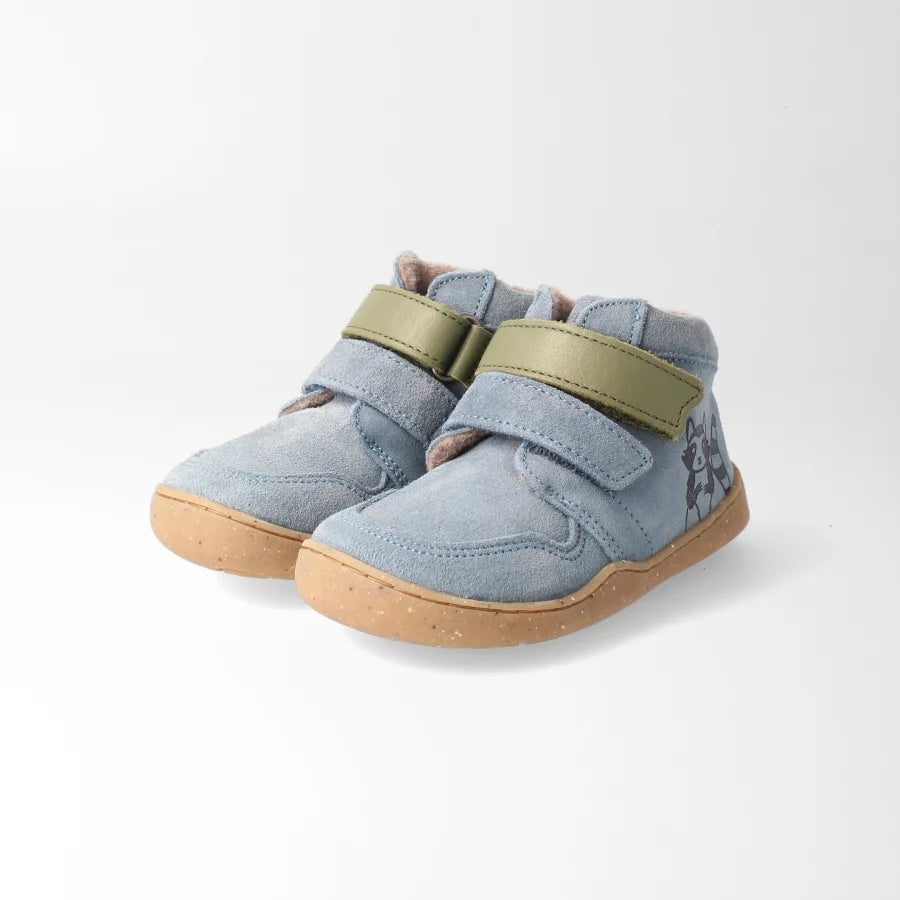 Barfußschuh bLIFESTYLE StreifenhörnchenSTYLE KIDS – meerblau