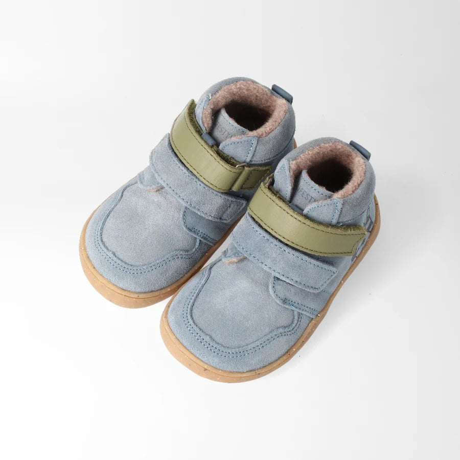 Barfußschuh bLIFESTYLE StreifenhörnchenSTYLE KIDS – meerblau