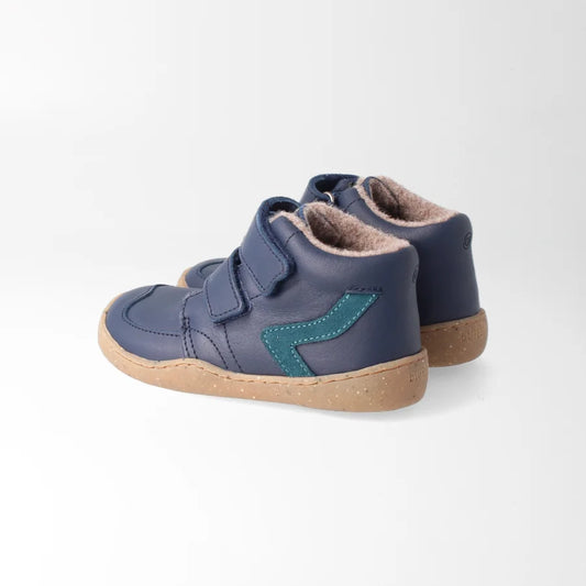 Barfußschuh bLIFESTYLE StreifenhörnchenSTYLE KIDS – nachtblau