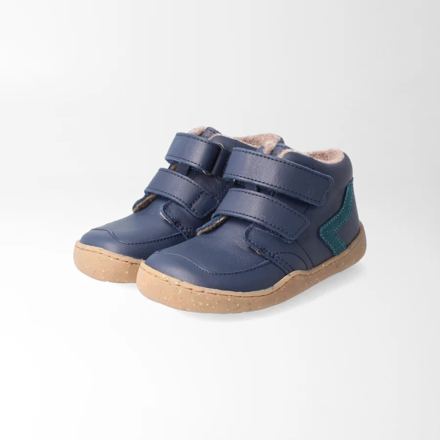 Barfußschuh bLIFESTYLE StreifenhörnchenSTYLE KIDS – nachtblau