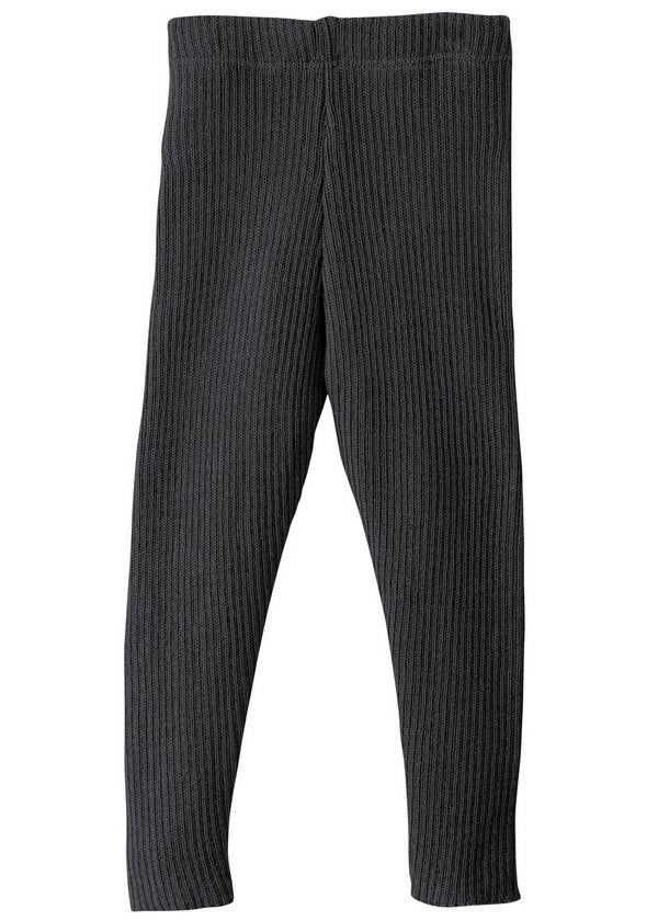 Strick-Leggings, disana, Merinowolle, anthrazit