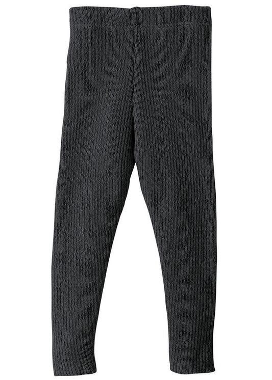 Strick-Leggings, disana, Merinowolle, anthrazit