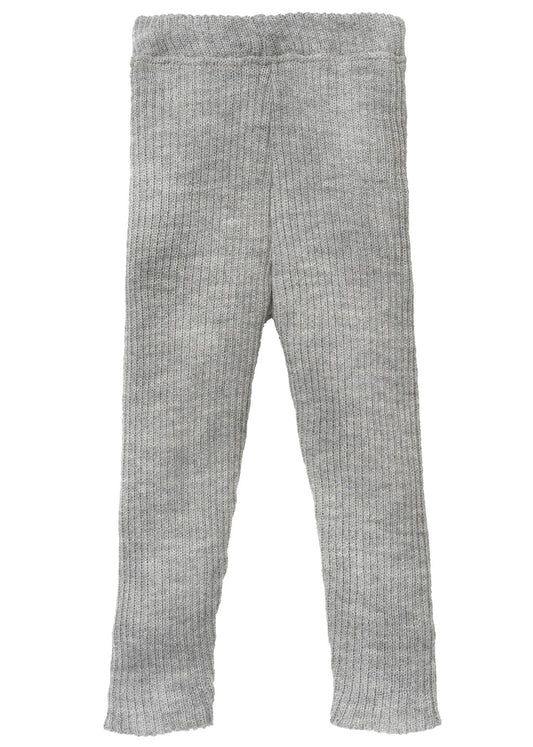 Strick-Leggings. Merinowolle. grau | disana