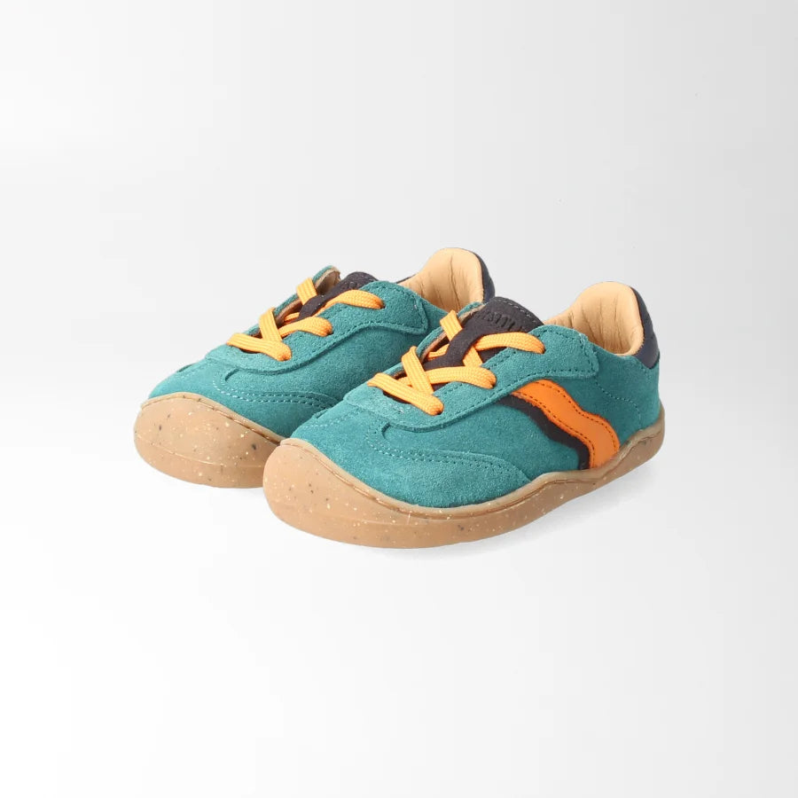 bLIFESTYLE Barfußschuh wildbieneSTYLE BABY petrol – Leder-Sneaker für erste Schritte-Profil