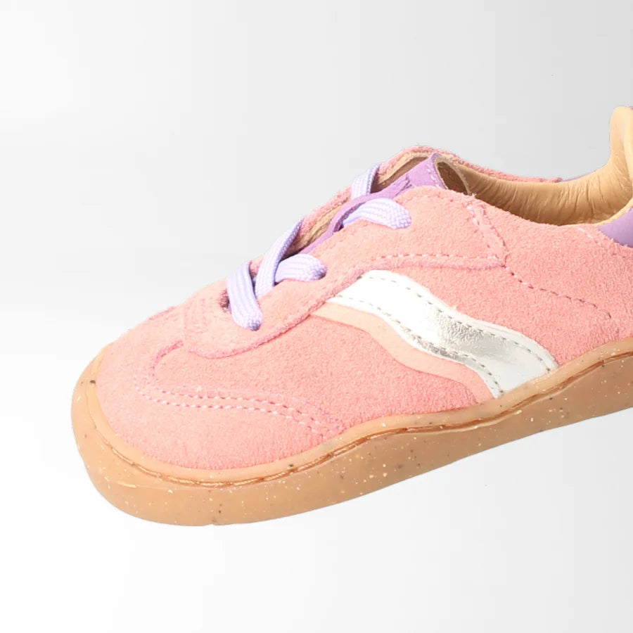 bLIFESTYLE Barfußschuh wildbieneSTYLE BABY wolkenrosa – Leder-Sneaker für erste Schritte-Nahaufnahme
