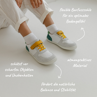 Barfußschuhe. wildbieneStyle. seeblau | bLifestyle (extra breit)